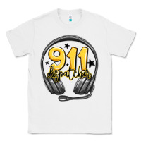White 911 dispatcher Classic Tee - MaliasSmallBusiness