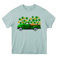 Arona st patricks shamrock gold truck Heavy Core Tee - FaDigitalArtStudio