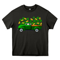 Asphalt st patricks shamrock gold truck Heavy Core Tee - FaDigitalArtStudio