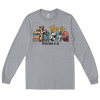 Heather Grey she i̇s strong proverbs 31 25 Long Sleeve Tee - JahusDesignShop