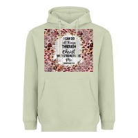 Matcha i can do all things with leopard and glitter Heavyweight Hoodie - TumblerDesignByShophia