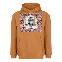 Meerkat i can do all things with leopard and glitter Heavyweight Hoodie - TumblerDesignByShophia