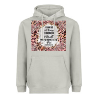 Moon Dust i can do all things with leopard and glitter Heavyweight Hoodie - TumblerDesignByShophia