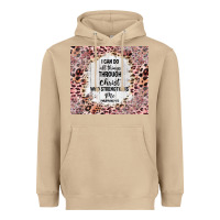 Mushroom i can do all things with leopard and glitter Heavyweight Hoodie - TumblerDesignByShophia