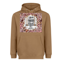 Toasted Coconut i can do all things with leopard and glitter Heavyweight Hoodie - TumblerDesignByShophia