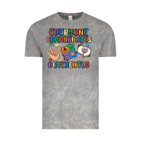 Cloud Rock everyone communicates differently Vintage Tee - MaliasSmallBusiness