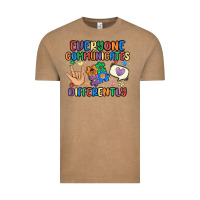 Vintage Coffee everyone communicates differently Vintage Tee - MaliasSmallBusiness