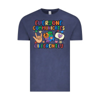 Everyone Communicates Differently Vintage Tee | Teevron