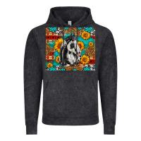 Vintage Black Aztec Sunflowers Horse Vintage Hoodie - LillyAllenDesigns