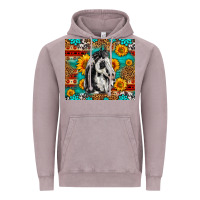 Vintage Zinc Aztec Sunflowers Horse Vintage Hoodie - LillyAllenDesigns