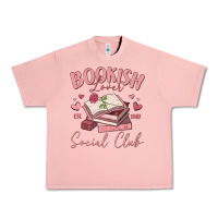 Salmon bookish lover social club Urban Heavy Tee - MaliasSmallBusiness