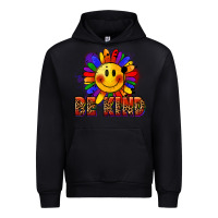 Black Be kind pride Urban Hoodie - FaDigitalArtStudio