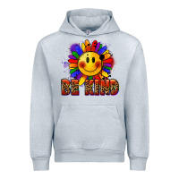 Heather Grey Be kind pride Urban Hoodie - FaDigitalArtStudio