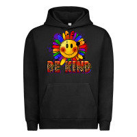 Pigment Black Be kind pride Urban Hoodie - FaDigitalArtStudio