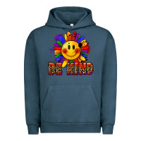 Pigment Midnight Navy Be kind pride Urban Hoodie - FaDigitalArtStudio