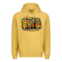Antique Gold kansas owl sunset sunflower map Premium Hoodie - JahusDesignShop