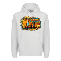 Dove Grey kansas owl sunset sunflower map Premium Hoodie - JahusDesignShop