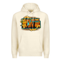 Sandshell kansas owl sunset sunflower map Premium Hoodie - JahusDesignShop