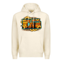 Tofu kansas owl sunset sunflower map Premium Hoodie - JahusDesignShop