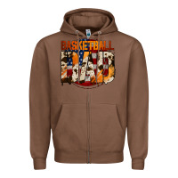 Chestnut American Basketball Dad Zipper Hoodie - Bettercallsaul