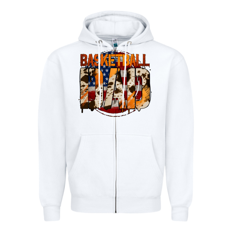 American Basketball Dad Zipper Hoodie by Bettercallsaul | Teevron