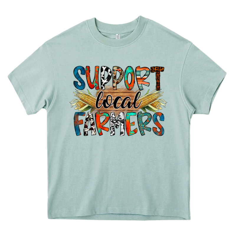 Support Local Farmers Heavy Core Tee by RacoonDesign | Teevron