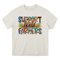 Cream support local farmers Heavy Core Tee - RacoonDesign