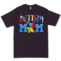 Plum autism mom Premium Tee - JahusDesignShop