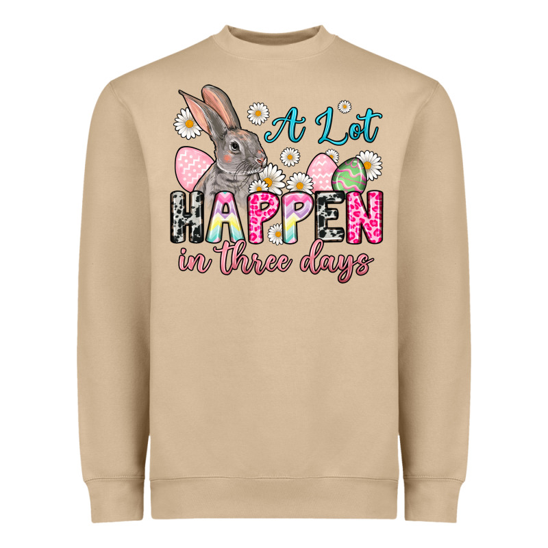 A Lot Can Happen In Three Days Heavyweight Sweatshirt by NancyCooperArtShop | Teevron