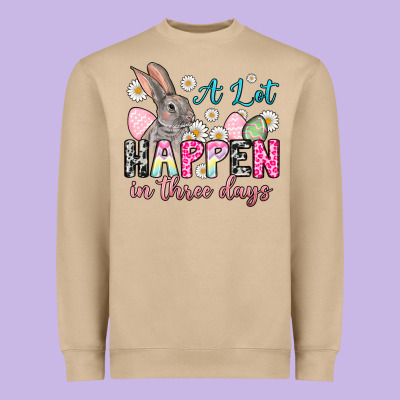 A Lot Can Happen In Three Days Heavyweight Sweatshirt Designed By Nancycooperartshop
