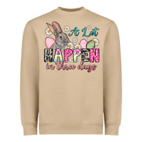Mushroom A lot can happen in three days Heavyweight Sweatshirt - NancyCooperArtShop