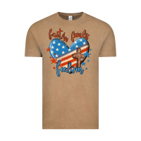 Vintage Coffee faith family freedom Vintage Tee - MaliasSmallBusiness