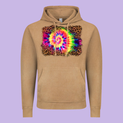 Tie Die Background Vintage Hoodie Designed By Barkaloodesign