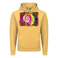 Vintage Mustard tie die background Vintage Hoodie - BarkalooDesign