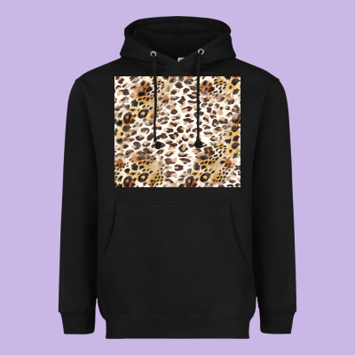 Leopard Heavyweight Hoodie Designed By Tumblerdesignbyshophia