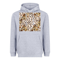Heather Grey leopard Heavyweight Hoodie - TumblerDesignByShophia