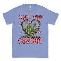 Colony Blue cool it cupid i will find my own cowboy Classic Tee - MaliasSmallBusiness