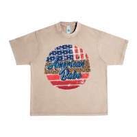 French Oak leopard merica Urban Heavy Tee - MaliasSmallBusiness
