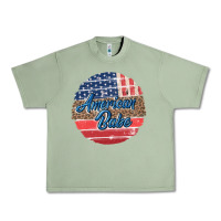 Oil Green leopard merica Urban Heavy Tee - MaliasSmallBusiness