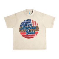 Sandshell leopard merica Urban Heavy Tee - MaliasSmallBusiness