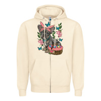 Sandshell easter french bulldog Zipper Hoodie - RanaPortraitStore