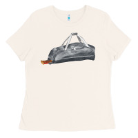 Bone baseball bag fa element Ladies Tee - FaDigitalArtStudio