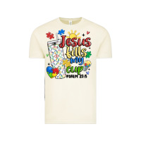 Vintage Arctic autism jesus fills my cup Vintage Tee - MaliasSmallBusiness