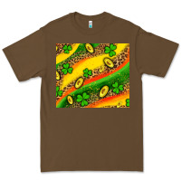Cacao st patricks coin and shamrock Premium Tee - AdoDesignShop