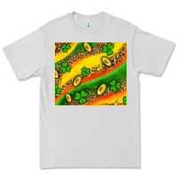 Dove Grey st patricks coin and shamrock Premium Tee - AdoDesignShop