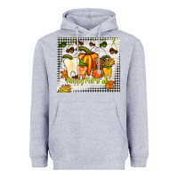 Heather Grey happy fall y'all teeth Heavyweight Hoodie - TumblerDesignByShophia