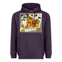Plum happy fall y'all teeth Heavyweight Hoodie - TumblerDesignByShophia