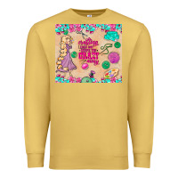Antique Gold sewing crafting each day keeps the crazy away Premium Sweatshirt - TumblerDesignByShophia