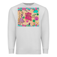 Dove Grey sewing crafting each day keeps the crazy away Premium Sweatshirt - TumblerDesignByShophia