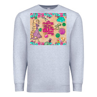 Heather Grey sewing crafting each day keeps the crazy away Premium Sweatshirt - TumblerDesignByShophia